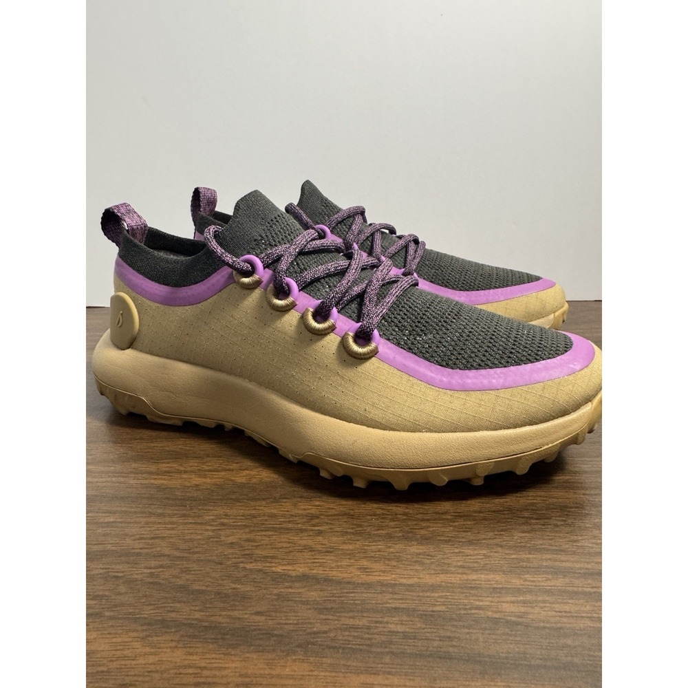 Allbirds Trail Runner SWT Womens Size 9 Mens 7.5 Beige Purple Running Shoes